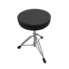 NordFolk NDS05  стул для барабанщика, диам сиденья 31 см, высота 39-52 см, сталь/экокожа