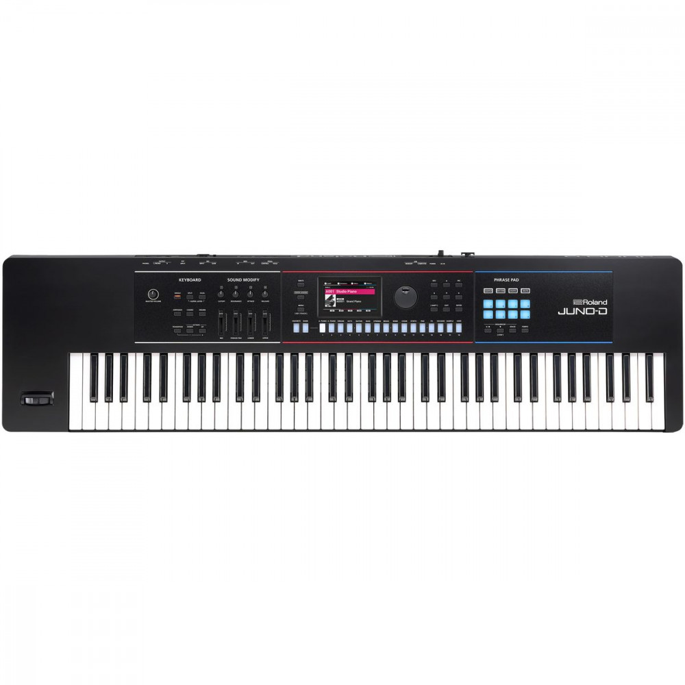 Синтезатор ROLAND JUNO-D7, 76 клавиш, клавиатура синтезаторного типа, вес 6,8 кг