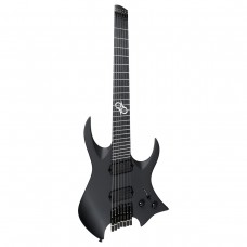 Solar H2.7C  7-струнная безголовая электрогитара с чехлом, цвет черный