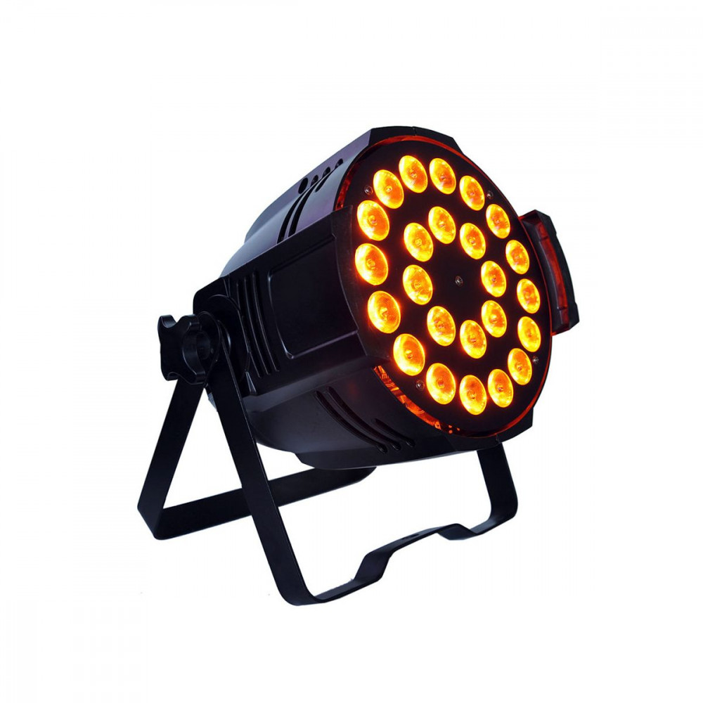 AstraLight PZ-006  прожектор LED PAR 24 х18W RGBWA+UV (6 в1), DMX, звук.актив, master/slave, авто