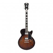 D'Angelico Premier SS Brown Burst  полуакустическая гитара с чехлом, форма 275, цвет кооричневый