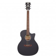 D'Angelico Premier Gramercy CS Matte Blacktop  электроакустическая гитара, цвет черный матовый