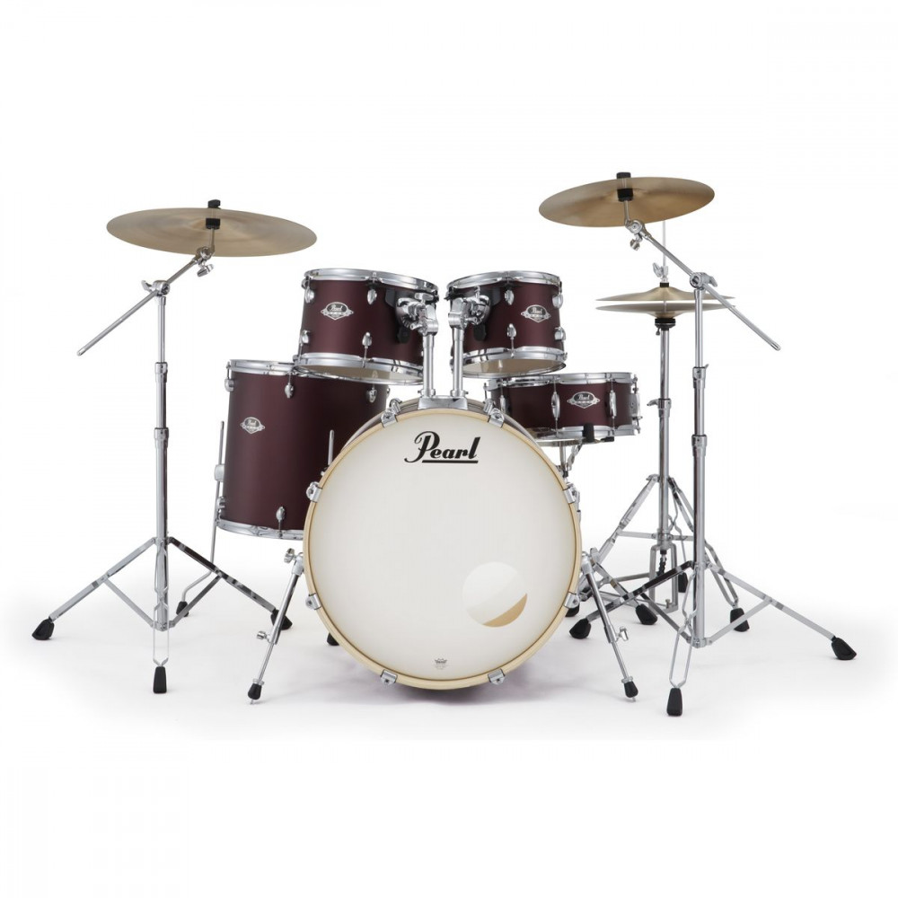 Pearl EXX725SNBR/C864  ударная установка из 5-и барабанов, цвет Satin Scarlet, (4 коробки)
