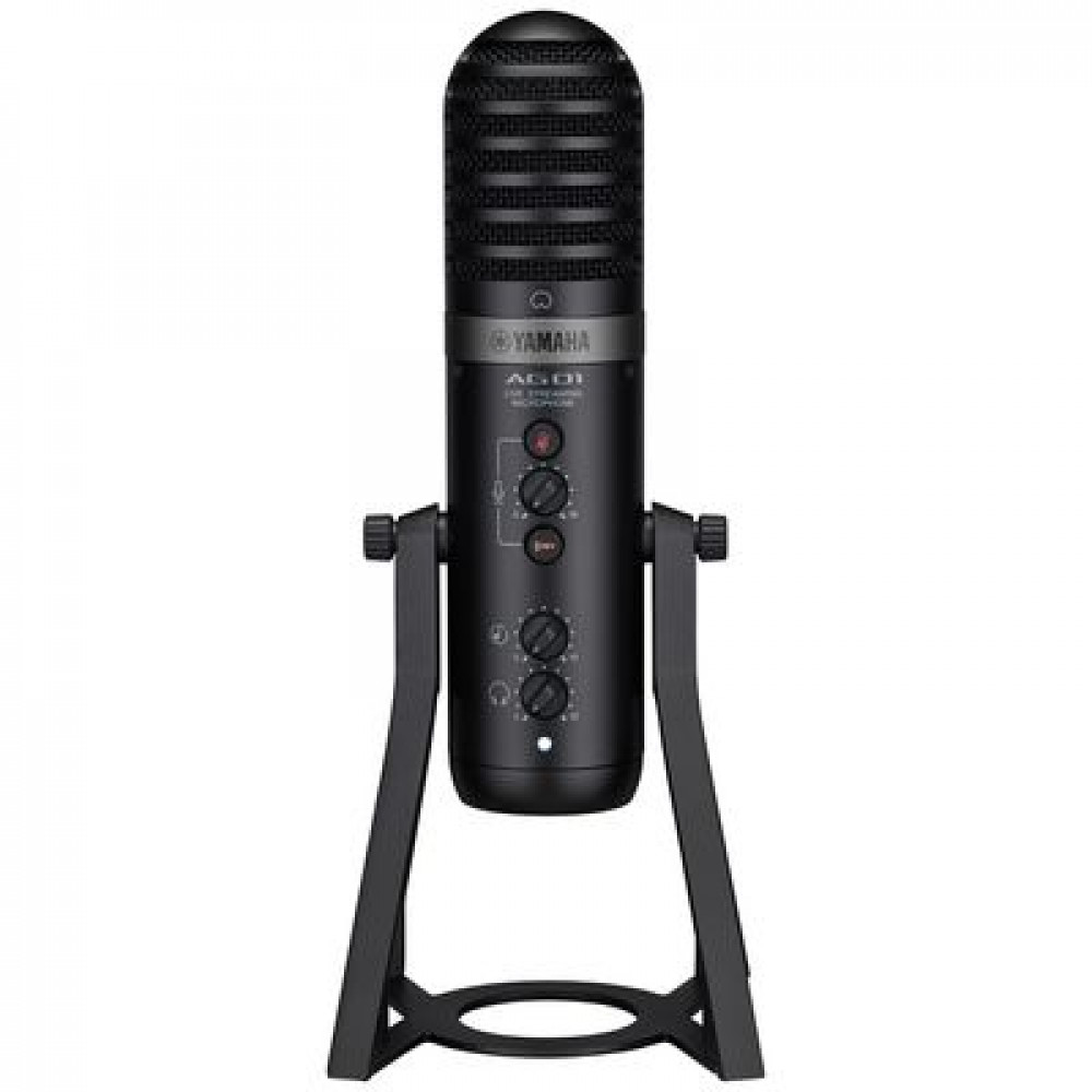 Yamaha AG01B  USB-микрофон для потокового вещания, конденсаторный, черный