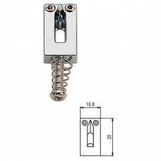 Samwoo PS006-CR  Комплект седел 6 шт. strat/tele 10.8 мм, хром