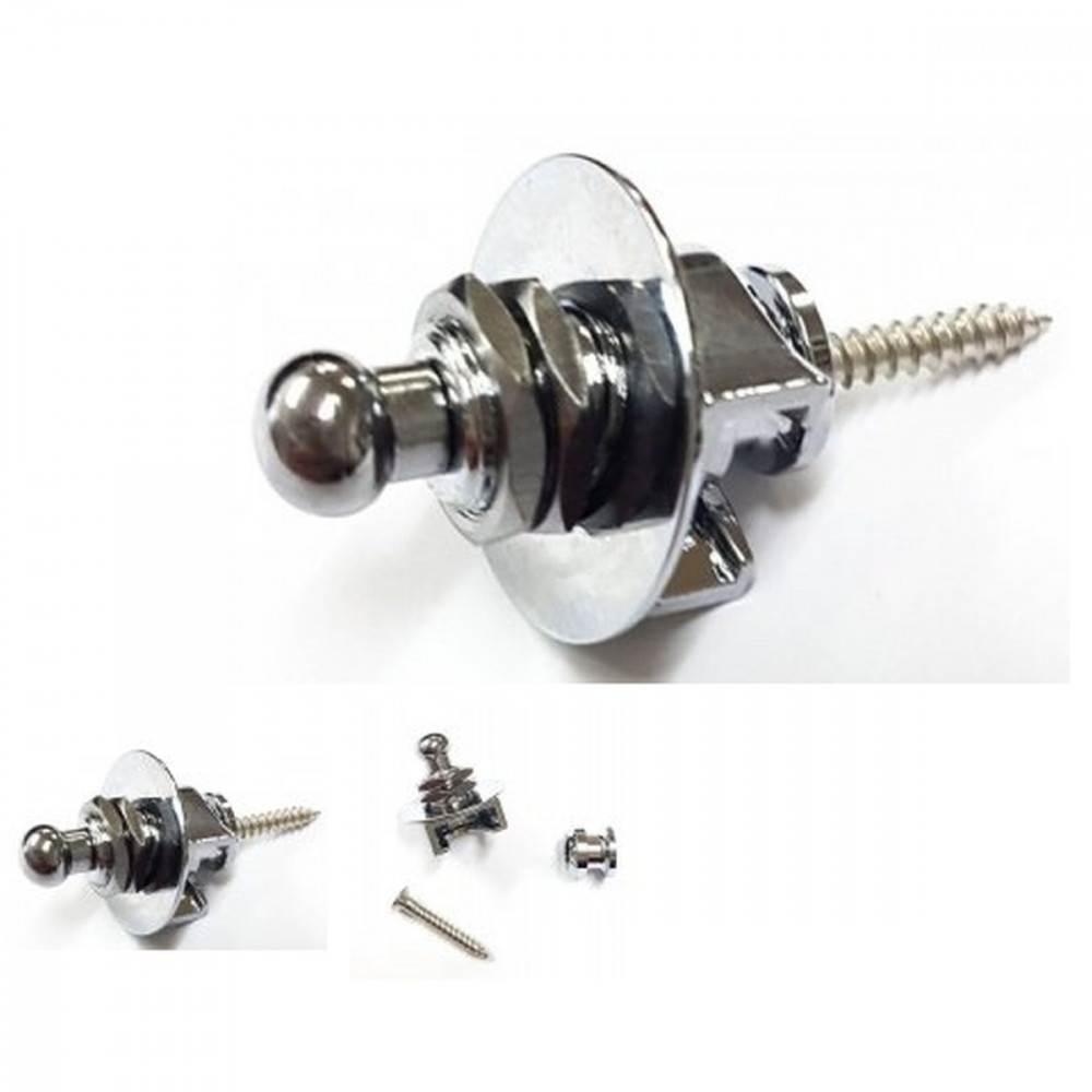 Samwoo STBS01CR  Стреплоки schaller type, хром, 2 шт 