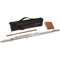Флейта PEARL FLUTE Quantz PF-B505RE-HC, не в линию, с резонаторами, Ми-мех., До колено, тяж.коронка