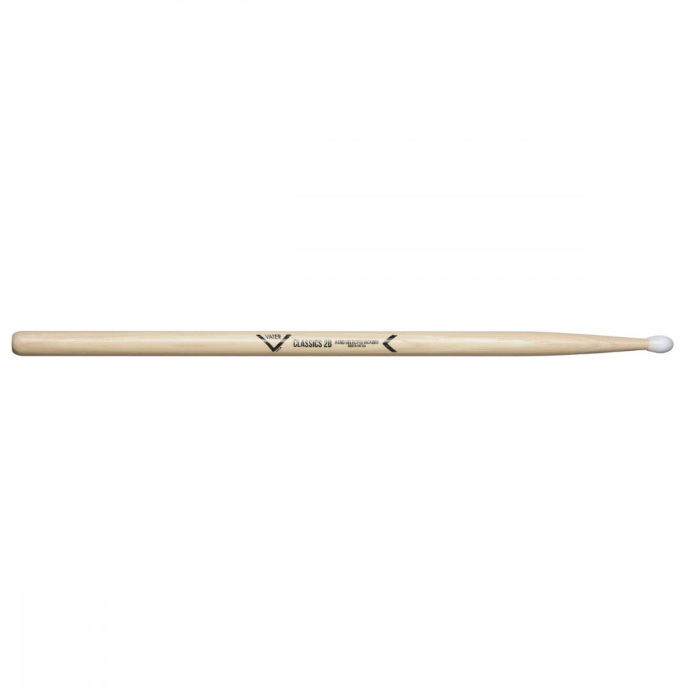 Vater VHC2BN  барабанные палочки 2B, орех, нейлоновый наконечник