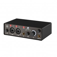 Yamaha UR22MK3 B  Звуковой USB-интерфейс, 24 бит/192кГц, 2in/2out,USB 2.0, Type-C, черный 