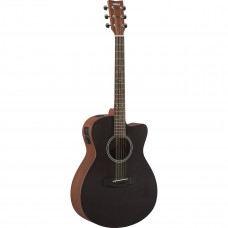 Элетроакустическая гитара YAMAHA FSX400C SMOKY BLACK, цвет Smoky Black, корпус концерт с вырезом