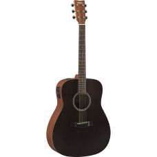 Элетроакустическая гитара YAMAHA FX400 SMOKY BLACK, цвет Smoky Black, форма корпуса дредноут