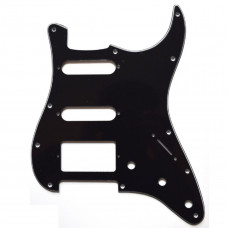 Samwoo HSS BK3  Пикгард Strat. H-S-S, на 11 винтов, трехслойный Ч/Б/Ч