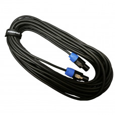 Nordfolk NSC015/15M  кабель акустич SpeakON <=> SpeakON,  Ø 6 мм, 2 х 1,5 мм,  15 м