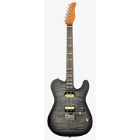 Электрогитара SIRE T7 FM New Gen TBK, форма Telecaster, HH, цвет черный берст