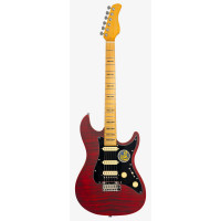 Электрогитара SIRE S7 FM New Gen STR, форма stratocaster, HSS, цвет красный