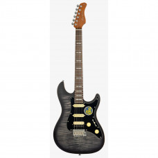 Электрогитара SIRE S7 FM New Gen TBK, форма Stratocaster, HSS, цвет черный берст