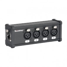 CXA028 DMX КОММУТАЦИОННАЯ КОРОБКА/РАСШИРИТЕЛЬ СИГНАЛОВ DMX 4хXLR(3p)female - RJ-45, Soundking