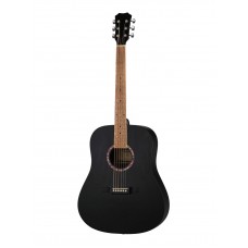 D-Black-43 Гитара акустическая, черная, Кунгурская Акустика