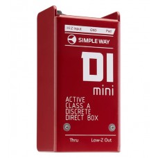 D1mini-steel Дибокс, преобразователь сигнала для гитары, активный, стальной корпус, Simpleway Audio