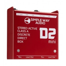 D2mini Дибокс, преобразователь сигнала для гитары, активный, стерео, Simpleway Audio