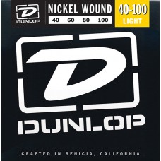 DBN40100 Комплект струн для бас-гитары, никелированные, Light, 40-100, Dunlop