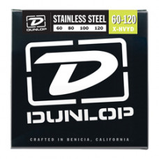 DBS60120 Комплект струн для бас-гитары, нерж.сталь, Extra Heavy Drop, 60-120, Dunlop