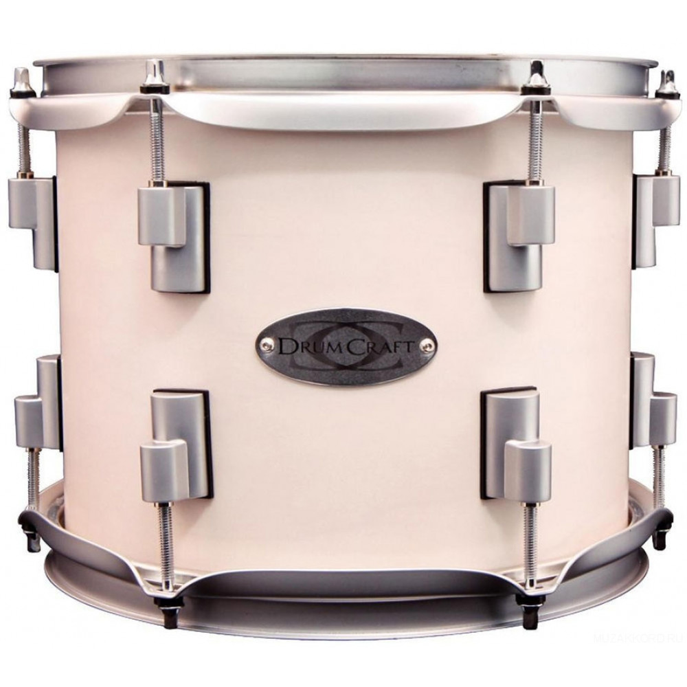 Drumcraft Series 8 Maple Venice White Satin Chrome HW том-том 10x8" клён.