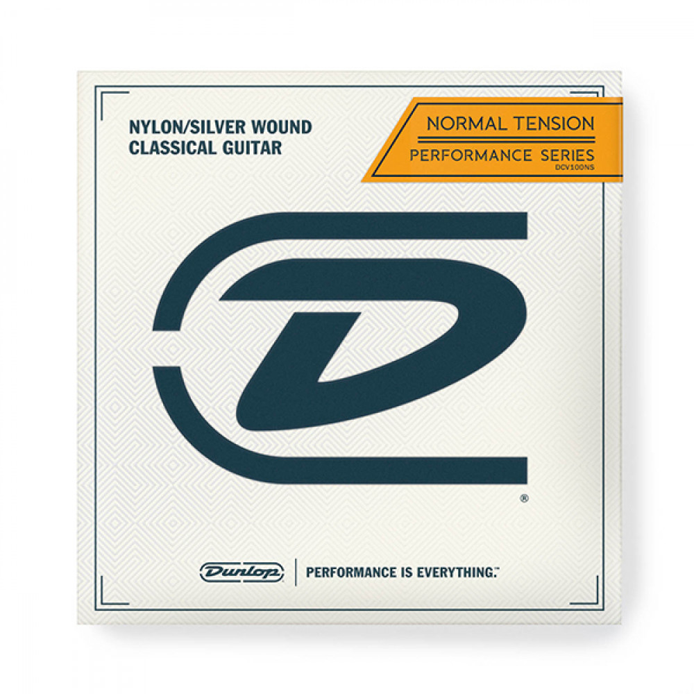 DCV100NS Performance Series Комплект струн для классической гитары, посребр.медь, Dunlop