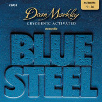 Комплект струн для акустической гитары Dean Markley DM2038 Blue Steel, латунь, 13-56