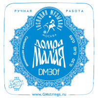 Комплект струн для Домры Малой (Сталь+ФБ) Господин Музыкант DM30F Profi