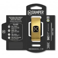 DMMD02 Демпфер гитарный, кожа, средний, золотой металлик, IBOX