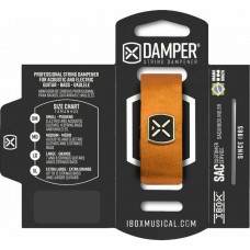 DMMD03 Демпфер гитарный, кожа, средний, оранжевый металлик, IBOX