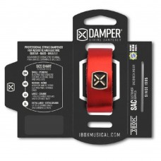 DMMD04 Демпфер гитарный, кожа, средний, красный металлик, IBOX
