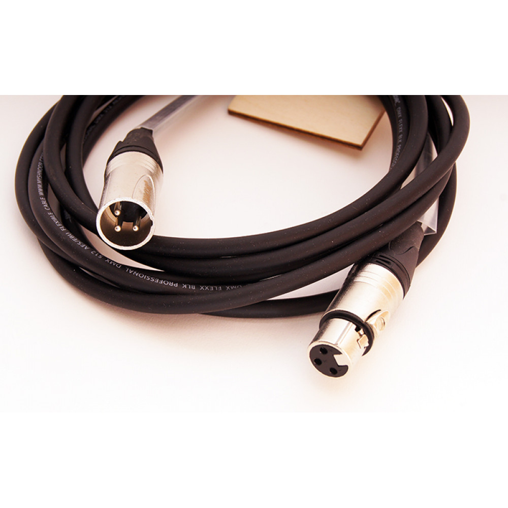 DMX/MIC-XMXF-3m Кабель микрофонный/DMX, XLR, 3м, SHNOOR