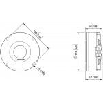 Драйвер ВЧ компрессионный Lavoce DN14.25T, 160Вт, 8 Ом
