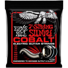 ERNIE BALL 2730 Cobalt Slinky Skinny Top Heavy Bottom 10-62 - Струны для электрогитары 7-струнной