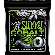 ERNIE BALL 2736 Cobalt Slinky 45-130 - Струны для бас-гитары 5 струнной