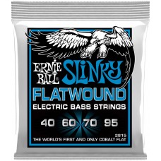 ERNIE BALL 2815 Flatwound Slinky Extra 40-95 - Струны для бас-гитары