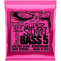 Струны для бас-гитары ERNIE BALL 2824 Nickel Wound Slinky Super 40-125, 5 струнной