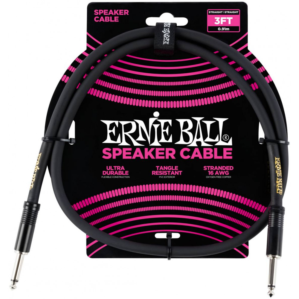 ERNIE BALL 6071, 0.9м - Спикерный кабель
