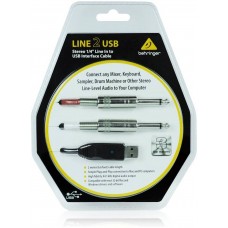 BEHRINGER LINE2USB - Инструментальный кабель