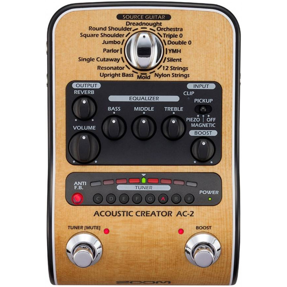 ZOOM AC-2 - Процессор эффектов для акустической гитары