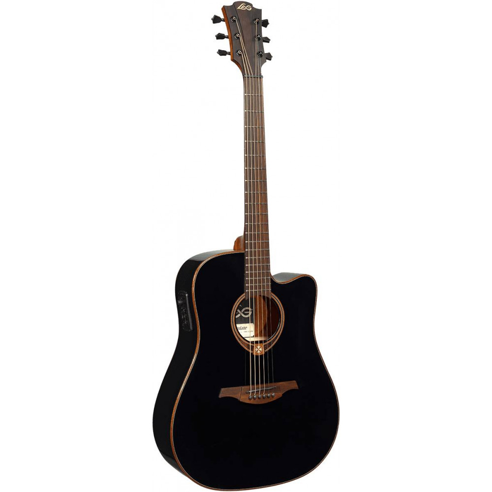 LAG T-118D CE-BLK - Гитара электроакустическая шестиструнная