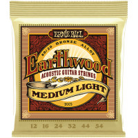 Струны для акустической гитары ERNIE BALL 2003 Earthwood 80/20 Bronze Medium Light 12-54