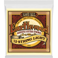 ERNIE BALL 2010 Earthwood 80/20 Bronze Light 9-46 - Струны для акустической 12-струнной гитары