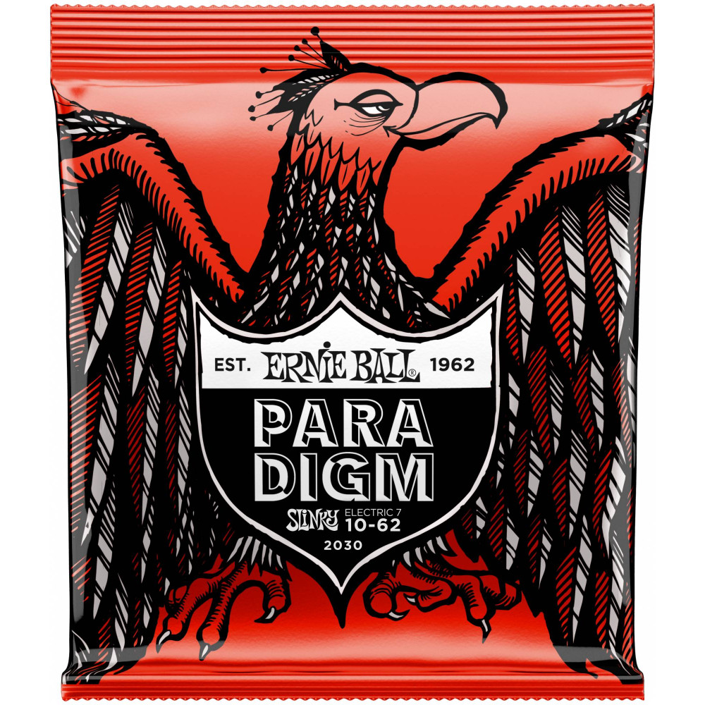 ERNIE BALL 2030 Paradigm Slinky Skinny Top Heavy Bottom 10-62 - Струны для электрогитары 7-струнной