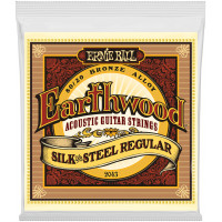 Струны для акустической гитары ERNIE BALL 2043 Earthwood Silk & Steel Regular 13-56