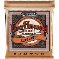 Струны для акустической гитары ERNIE BALL 2148 Earthwood Phosphor Bronze Light 11-52