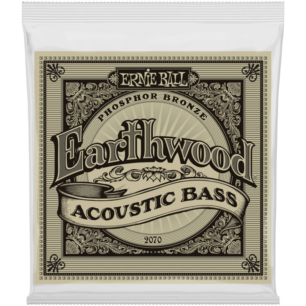 ERNIE BALL 2070 Earthwood Phosphor Bronze 45-95 - Струны для бас-гитары акустической