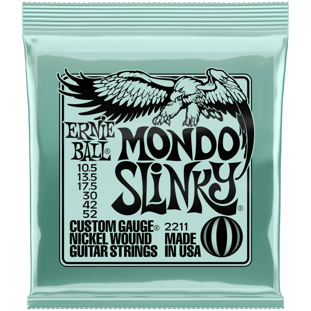 ERNIE BALL 2211 Nickel Wound Slinky Mondo 10.5-52 - Струны для электрогитары